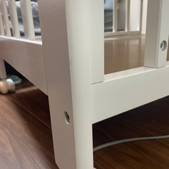 カトージ　ミニベビーベッド　ホワイトの画像