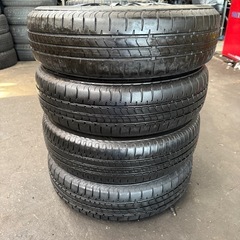 軽自動車用アルミホイール付きノーマル中古タイヤ、取り付け無料の画像