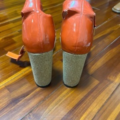 ZARA、ヒールサンダル、サイズ約24.5cm、ヒール約11cmの画像