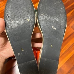 ZARA、ヒールサンダル、サイズ約24.5cm、ヒール約11cmの画像