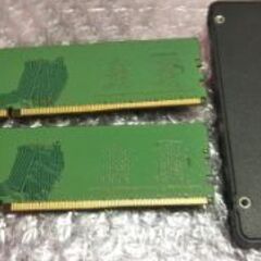 【メモリ+ほぼ新品SSD】デスク用 DDR4 4Gx2と2.5インチSSD 240G(ほぼ新品)セット     の画像