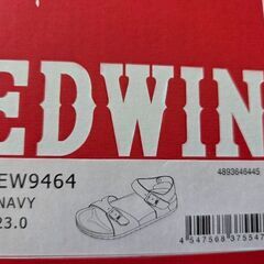 EDWIN　サンダル　ネイビー　23.0の画像