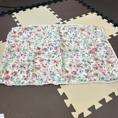 花柄ピローカバー