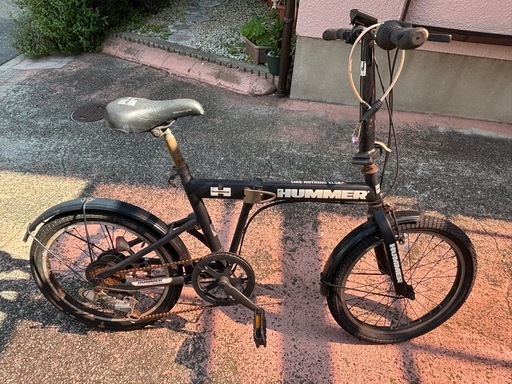 最終値下げ品！アポロ 折りたたみ自転車 黒 （兵庫県姫路市まで