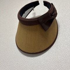 リボン付きサンバイザー