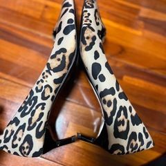 ZARA、豹柄パンプス、サイズ約25cmの画像