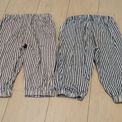 100cm夏ズボン2点セットの画像