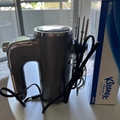 ハンドミキサー 5段変速 泡立て器 250W の画像