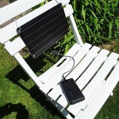 FlexSolar ソーラーパネル 6W 5V USB接続の画像