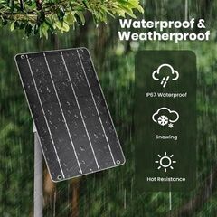 FlexSolar ソーラーパネル 6W 5V USB接続の画像