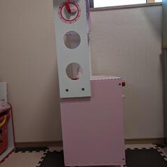 木のキッチンおもちゃの画像