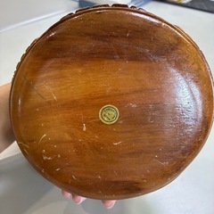 ハワイ　手作り　木製小物入れの画像