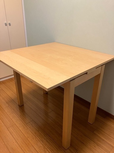 IKEA イケア ダイニングテーブル BJURSTA 伸長式テーブル (練馬
