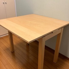 IKEA イケア ダイニングテーブル BJURSTA 伸長式テーブル (練馬