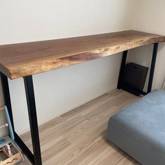 引取優先】一枚板カウンターテーブル