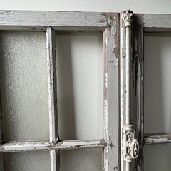 フランスアンティーク グレモン錠 窓枠の画像