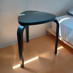 IKEA スツール シルレ 黒