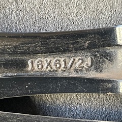 H 628-2)ユーロマジック16インチ中古4本セット！6.5J-16+52 100/4Hの画像