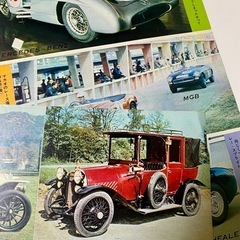 古い車　写真　広告　希少　コレクション　3枚の画像