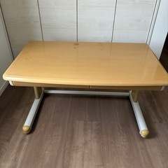 値引き机デスク　高さ調整可能 の画像