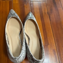 蛇柄パンプス、サイズ約23cm
の画像
