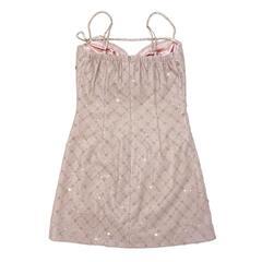 ROBE de FLEURS ローブドフルール ビジューリボンハートカットタイトミニキャバドレスの画像