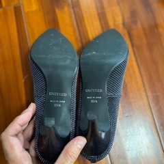 ラメパンプス、サイズ23cm
の画像