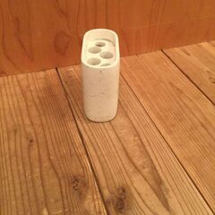 【中古】傘立て白コンパクト5つ穴ホワイトの画像