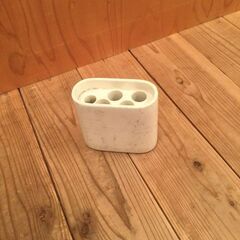 【中古】傘立て白コンパクト5つ穴ホワイトの画像
