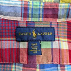 RALPH LAURENシャツ110『美品』の画像