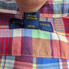 RALPH LAURENシャツ110『美品』の画像