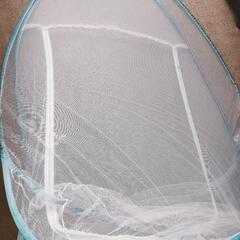 ワンタッチ テント 蚊帳 底つきの画像