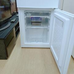 アイリスオーマ 2ドア冷蔵庫 142L KRSD-14A-W 2020年製  動作確認済み【こちらは店舗です。浜村鹿野温泉ICから3分 買取本舗 宮本リサイクル 営業時間9～19時 定休日水曜のみ←連絡できませんm(_ _)m】の画像