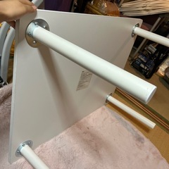 ニトリ　テーブル　ホワイトの画像