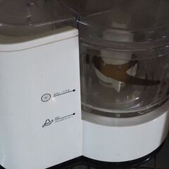 フードプロセッサー、みじん切り機、とろろなどにも、動作ＯＫの画像