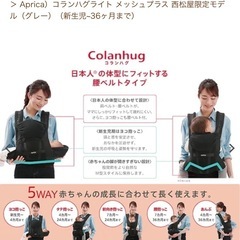 コランハグライト メッシュプラス 西松屋限定モデル（グレー）の画像