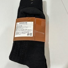 新品　黒色　メンズソックス　ビジネスソックス　カジュアルソックス　25〜27センチ  2足組の画像