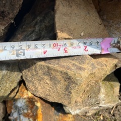 割グリ石、庭石、ガーデンロック、自家山掘削のため格安。の画像