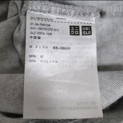 UNIQLO ユニクロドライカラー Vネック Tシャツ M 半袖 旧モデルの画像