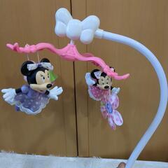 ディズニー　ミニーマウス　ミニーちゃん　ベッドメリー　メリーゴーランドの画像