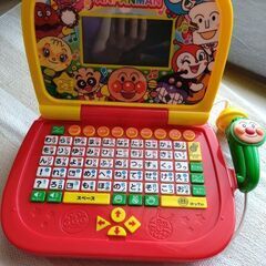 アンパンマンパソコン　知育玩具の画像