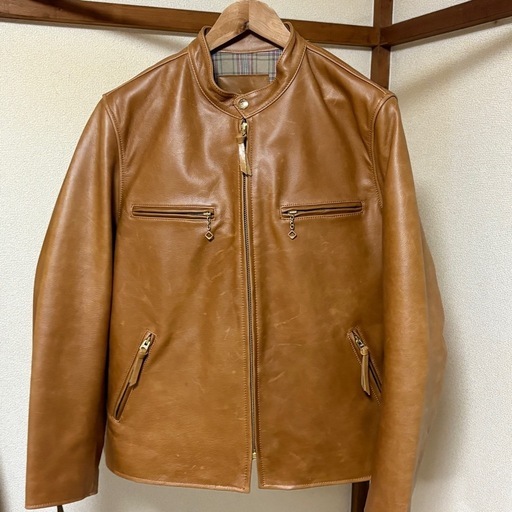 シングルライダース☆大きいサイズバイクレザー 本革 革ジャン