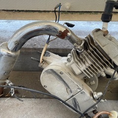 2ストローク50cc自転車用ガソリンガス電動エンジンバイクフルモーターセットクロム2 Stroke 50cc Bicycle Petrol Gas Motorized Engine Biの画像