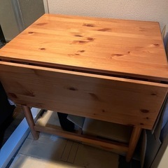 折畳伸縮式　ダイニングテーブルセット
