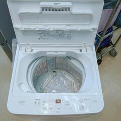 ヤマダ電機  5.5kg 全自動洗濯機 YWM-T55LW 2024年 高年式  動作確認済み【こちらは店舗です。浜村鹿野温泉ICから3分 買取本舗 宮本リサイクル 営業時間9～19時 定休日水曜のみ←連絡できませんm(_ _)m】の画像