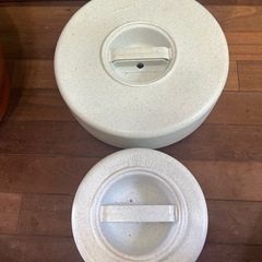 【美品】 久松窯 丸壺蓋付 20号 の画像
