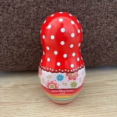 ミニーちゃん　マトリョーシカ風　缶の画像