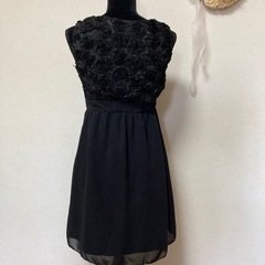 パーティドレス　黒の画像
