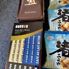 コーヒー、お菓子セット2の画像