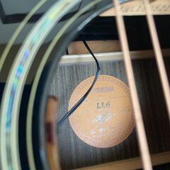 ヤマハ LL6 ARE Black L.R.Baggs LYRIC 搭載！の画像